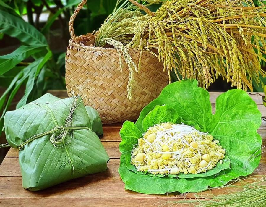 Xôi cốm hạt sen giá bao nhiêu Xôi cốm hạt sen giá bao nhiêu