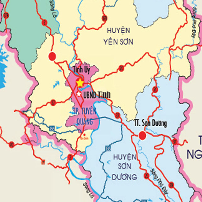 Tổng quan địa lý tỉnh Tuyên Quang