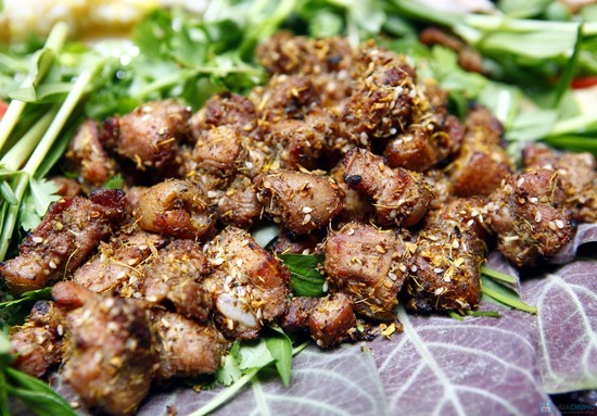 Món lợn nướng riềng mẻ