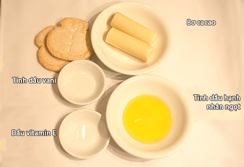 trị sẹo bằng bơ cacao và vitamin E