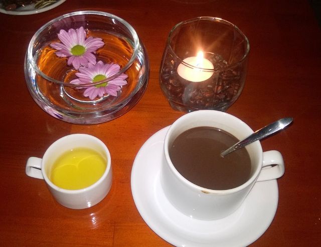 cacao và trà xanh