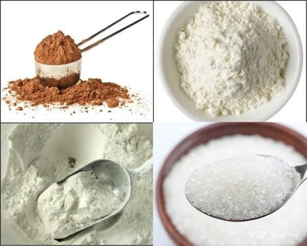 Nguyên liệu làm trân châu và thạch rau câu