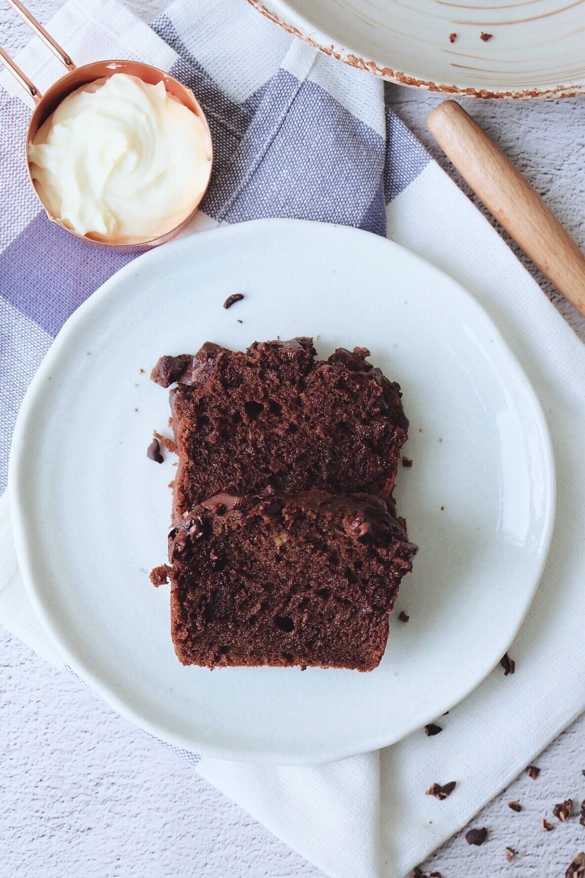 Các bước làm bánh chuối yến mạch cacao