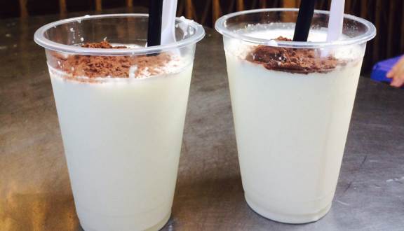 Review quán cacao dừa Phô Mai Que 136