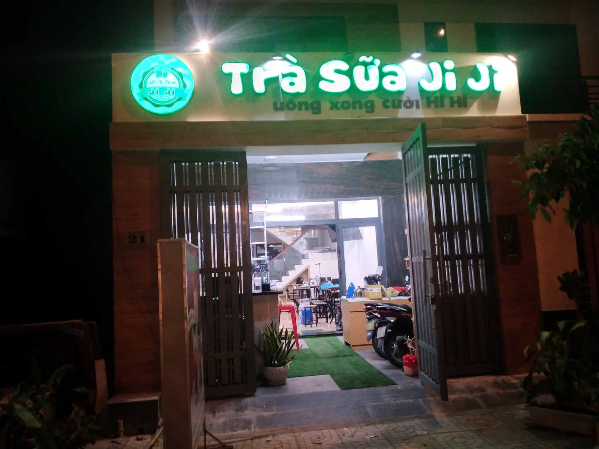 Review quán cacao dừa Trà sữa Jiji