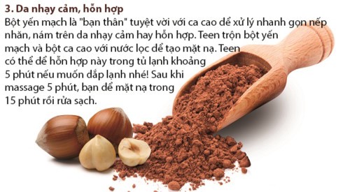 Đối với da nhậy cảm, hỗn hợp thì rất an toàn