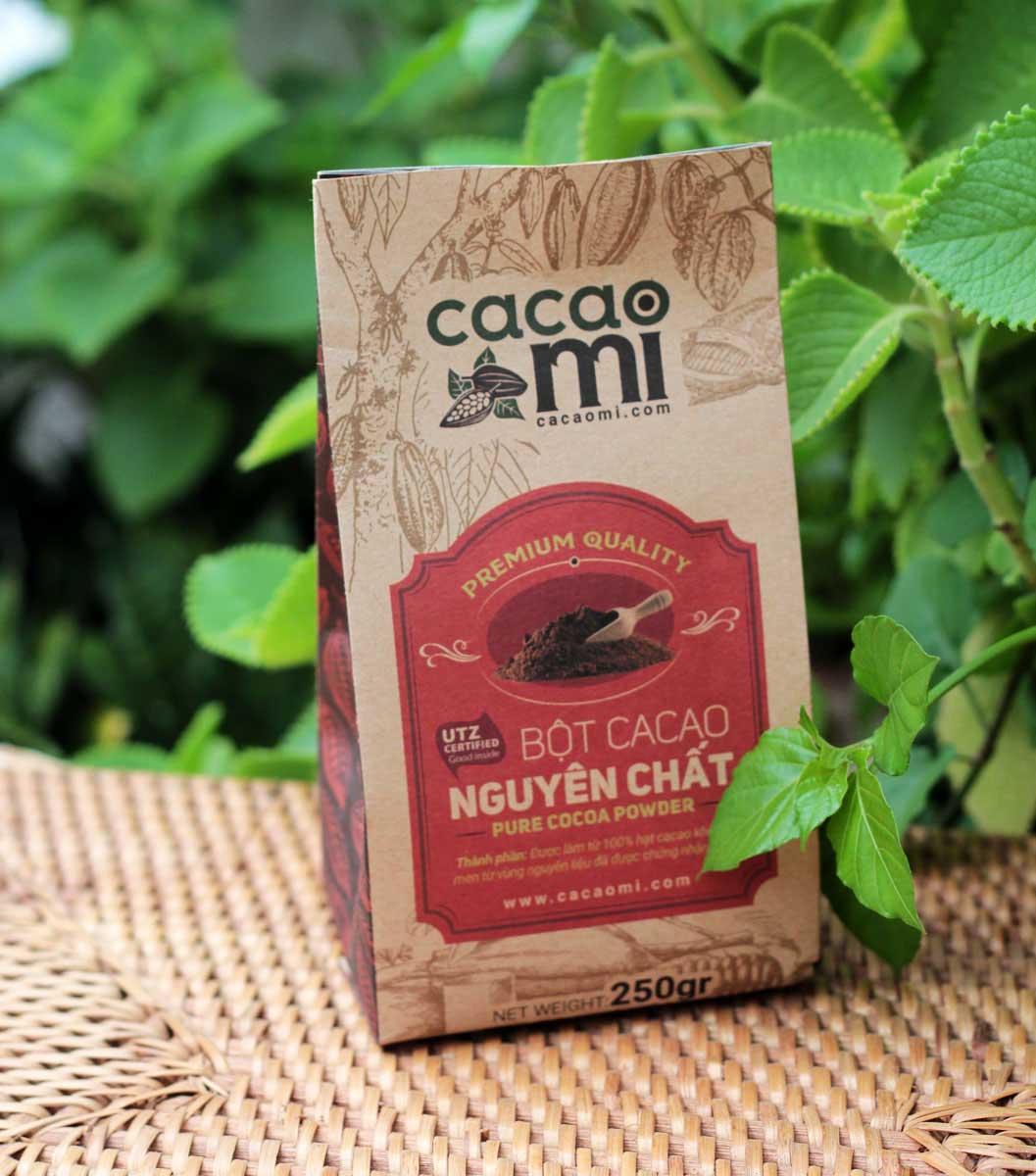 túi cacao nguyên chất 250gr